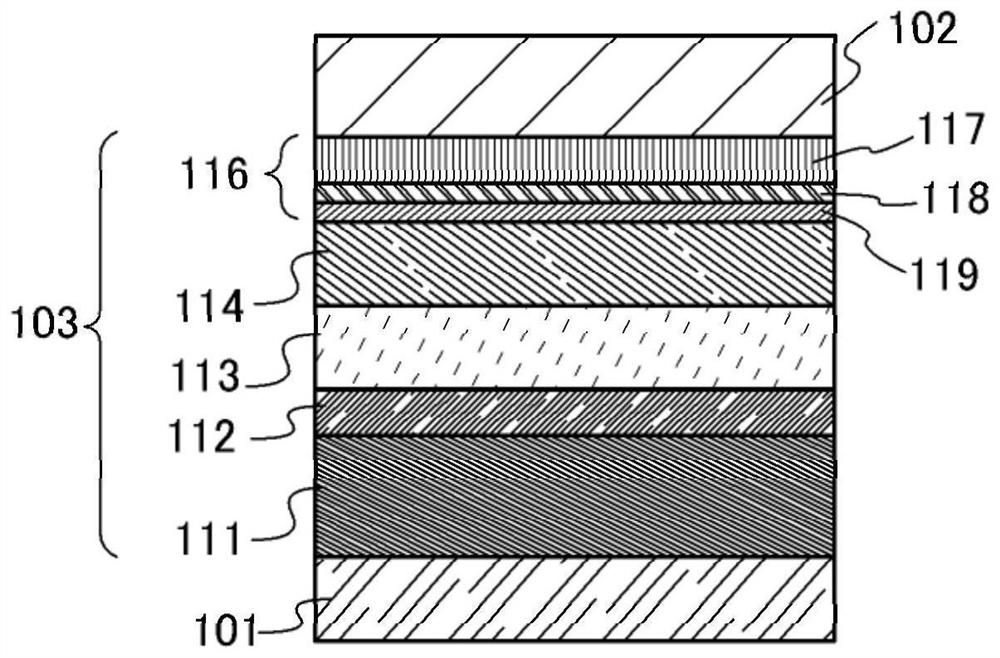 Material for light-emitting apparatus and electron transport layer, organic compound, light-emitting apparatus, light-emitting device, electronic equipment, and lighting device