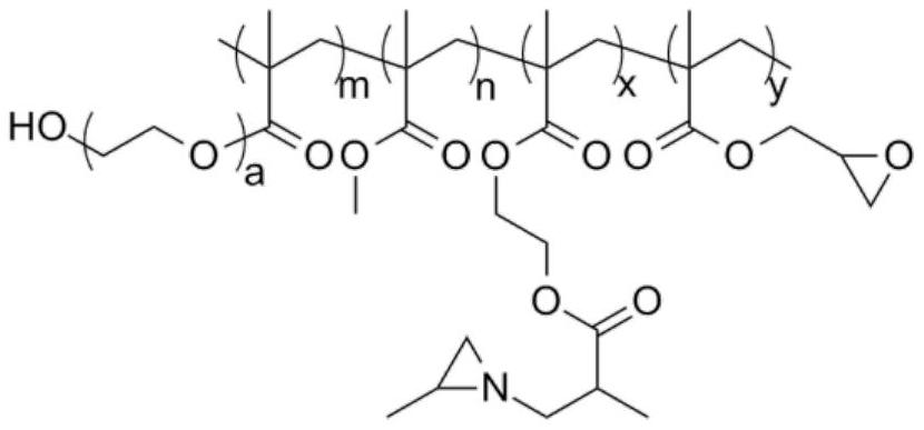 A kind of high toughness, high melt strength pla/pbat alloy based on aziridine compatibilizer and preparation method thereof