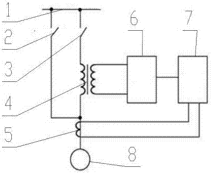 Soft start circuit for switch transformer motor