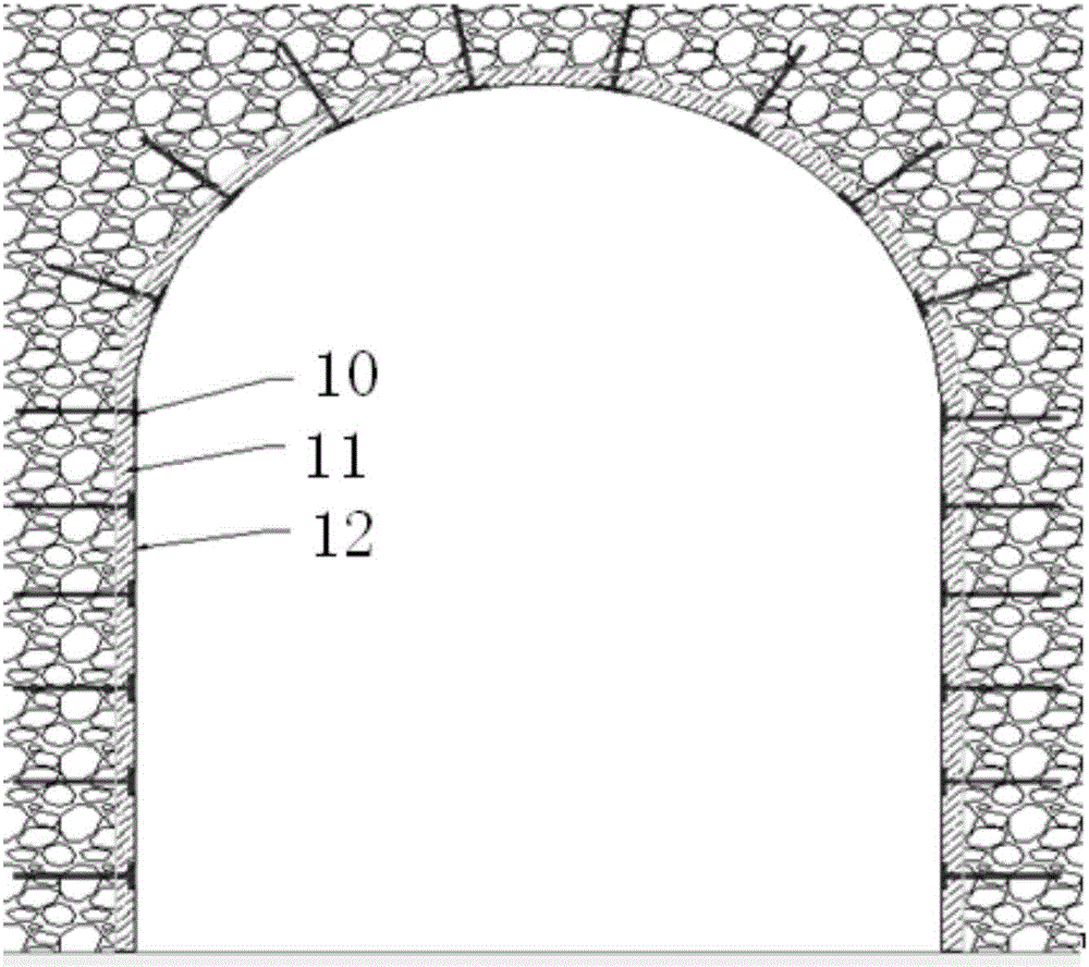 A tunnel lining structure with detachable lining tires and its construction and installation method