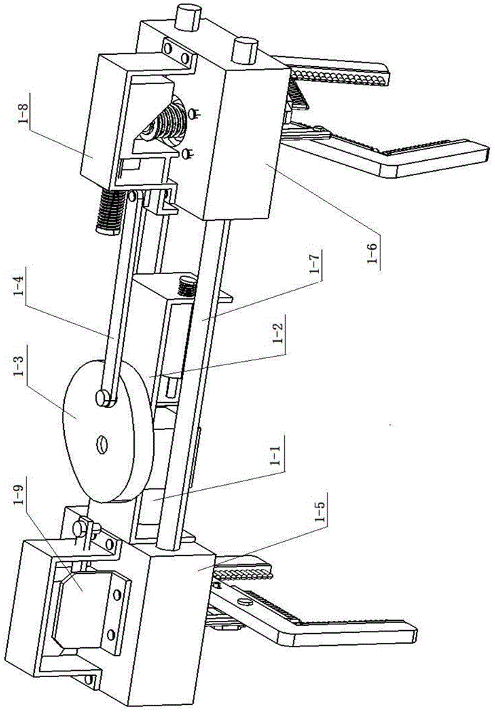 Climbing structure for stair rail cleaning robot