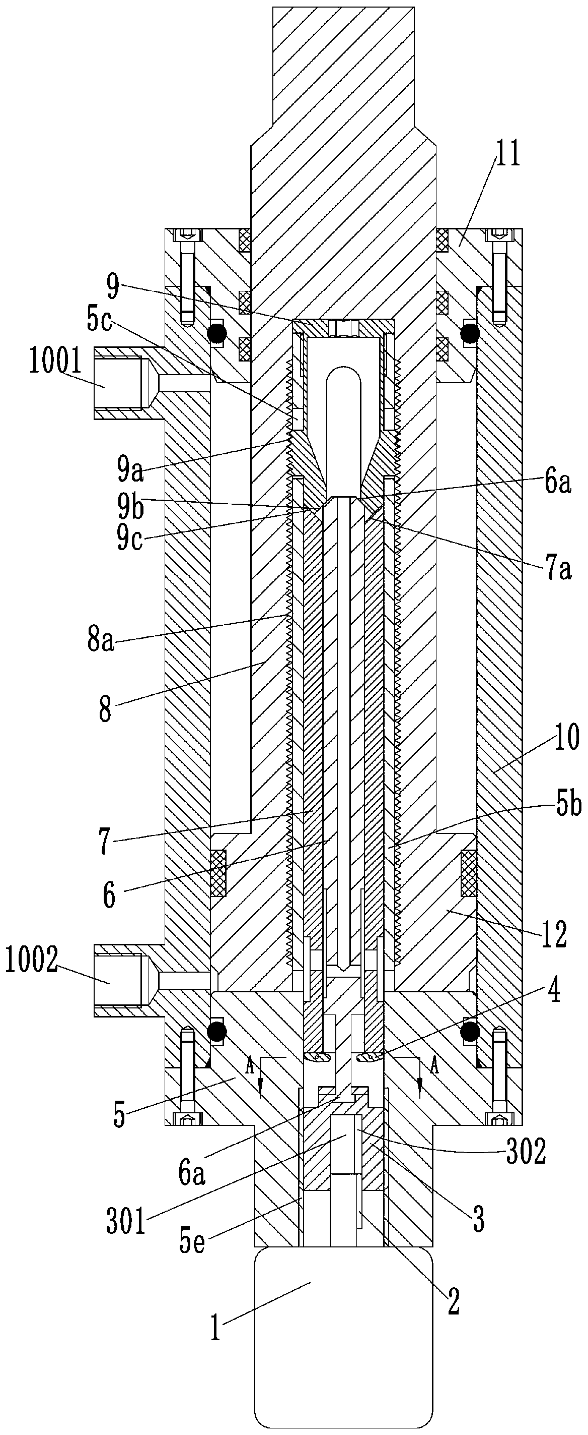 Self-locking hydraulic cylinder