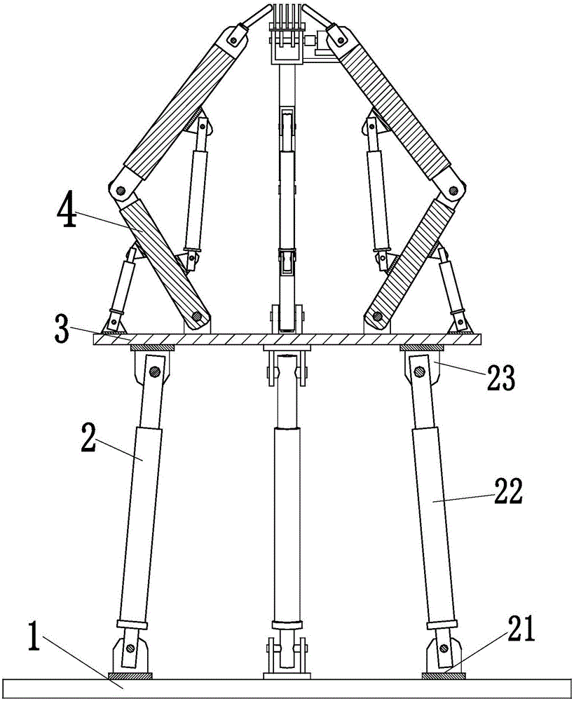 Clamping mechanical arm of unmanned aerial vehicle