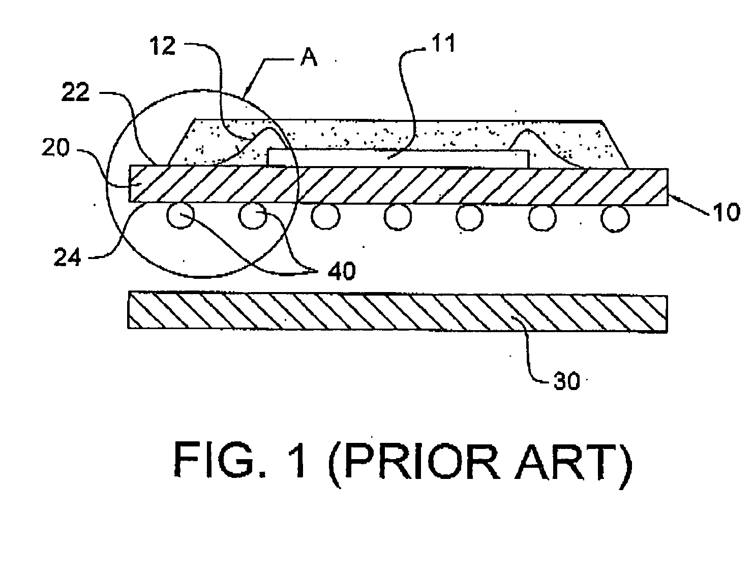 Ball grid array package and method thereof