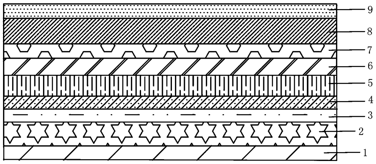 Composite metal-imitated embossed sheet material