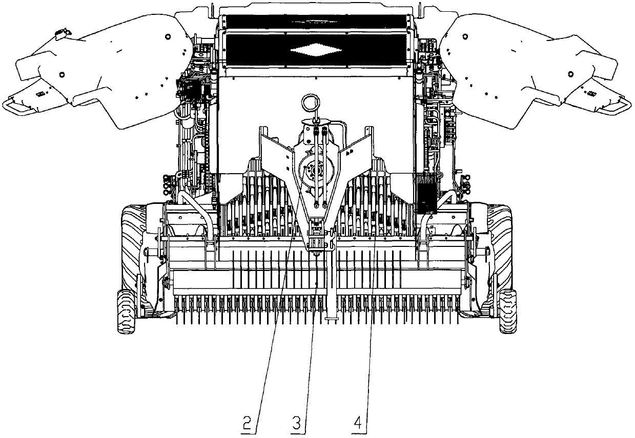 Novel no-parking round bundling machine