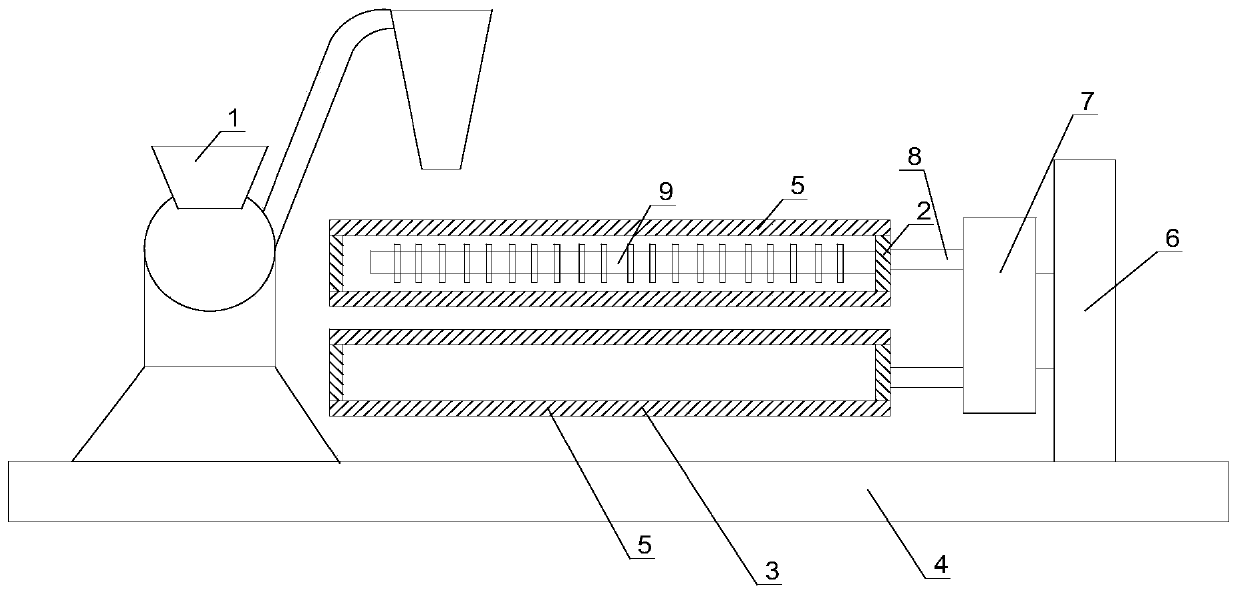 Raw material pretreatment method for preparing biogas