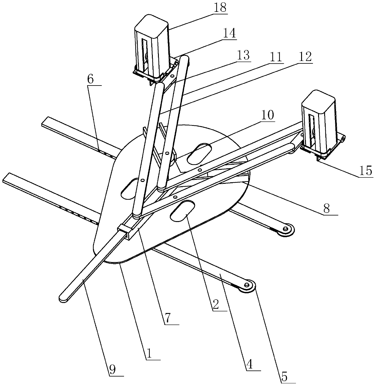An electrical engineering positioning installation device