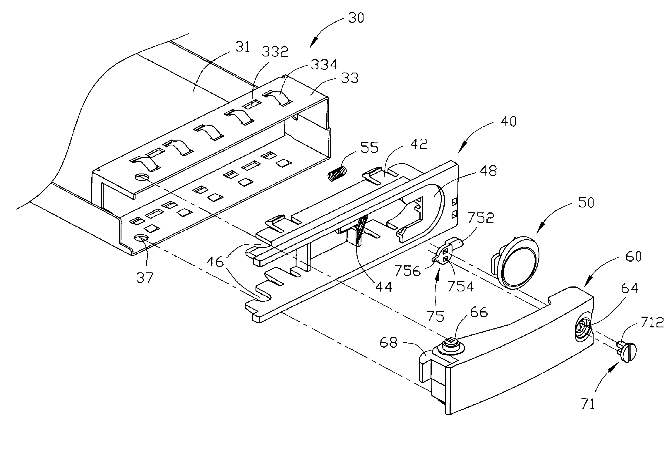 Disk drive carrier assembly
