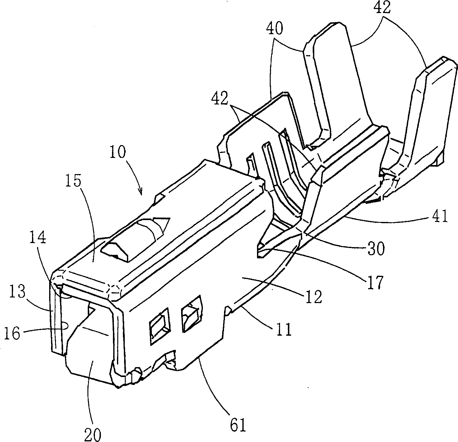 Mother crimp terminal