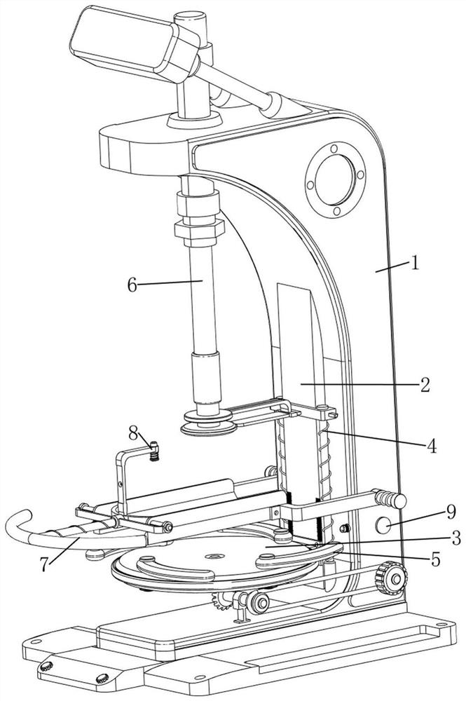 Optical lens center thickness measuring instrument