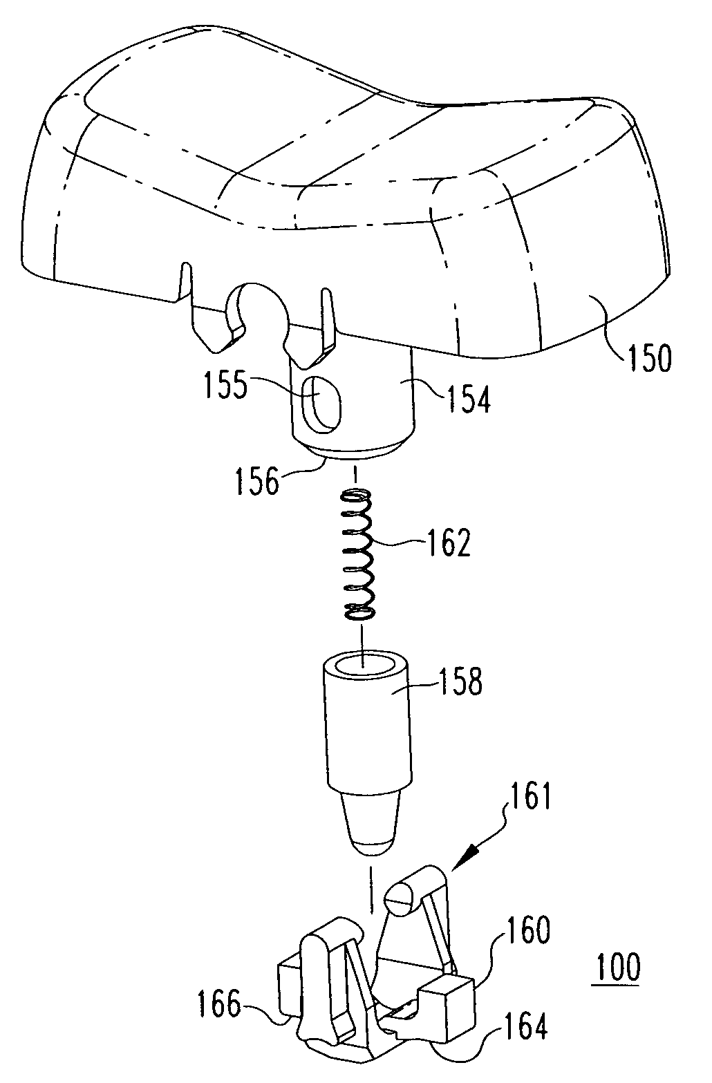 Self-contained actuator subassembly for a rocker switch and rocker switch employing the same