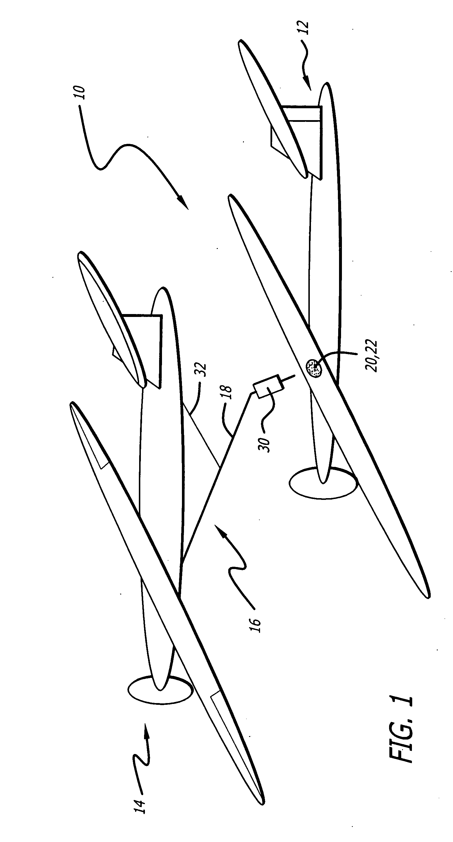 Method and system for inflight refueling of unmanned aerial vehicles