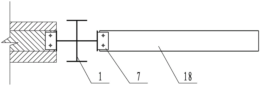 Floor system adopting cross-shaped beams