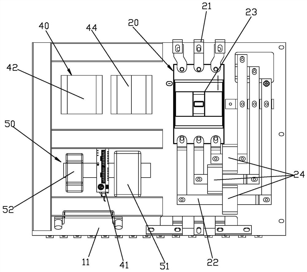 AC load transfer distribution box