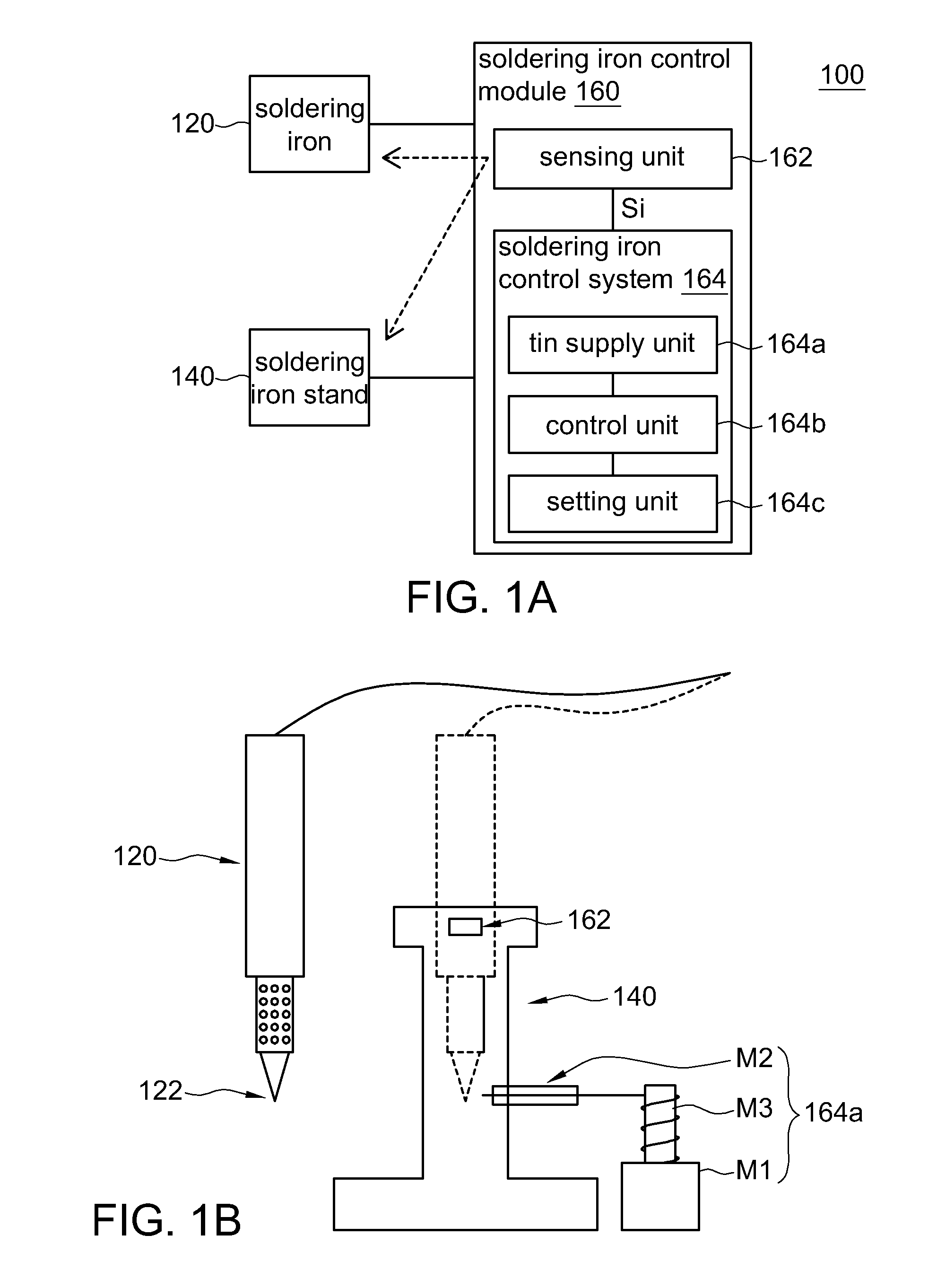 Soldering iron device, soldering iron control module and soldering control method thereof