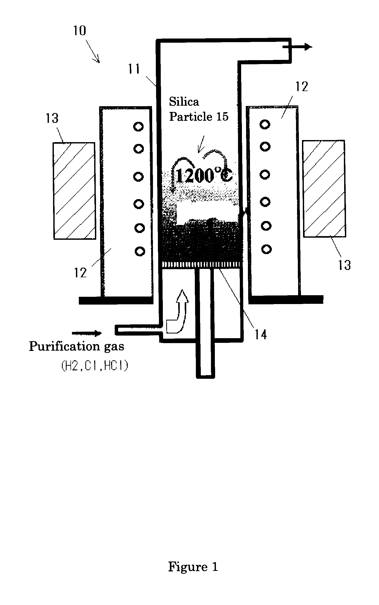 Method for purification of silica particles, purifier, and purified silica particles