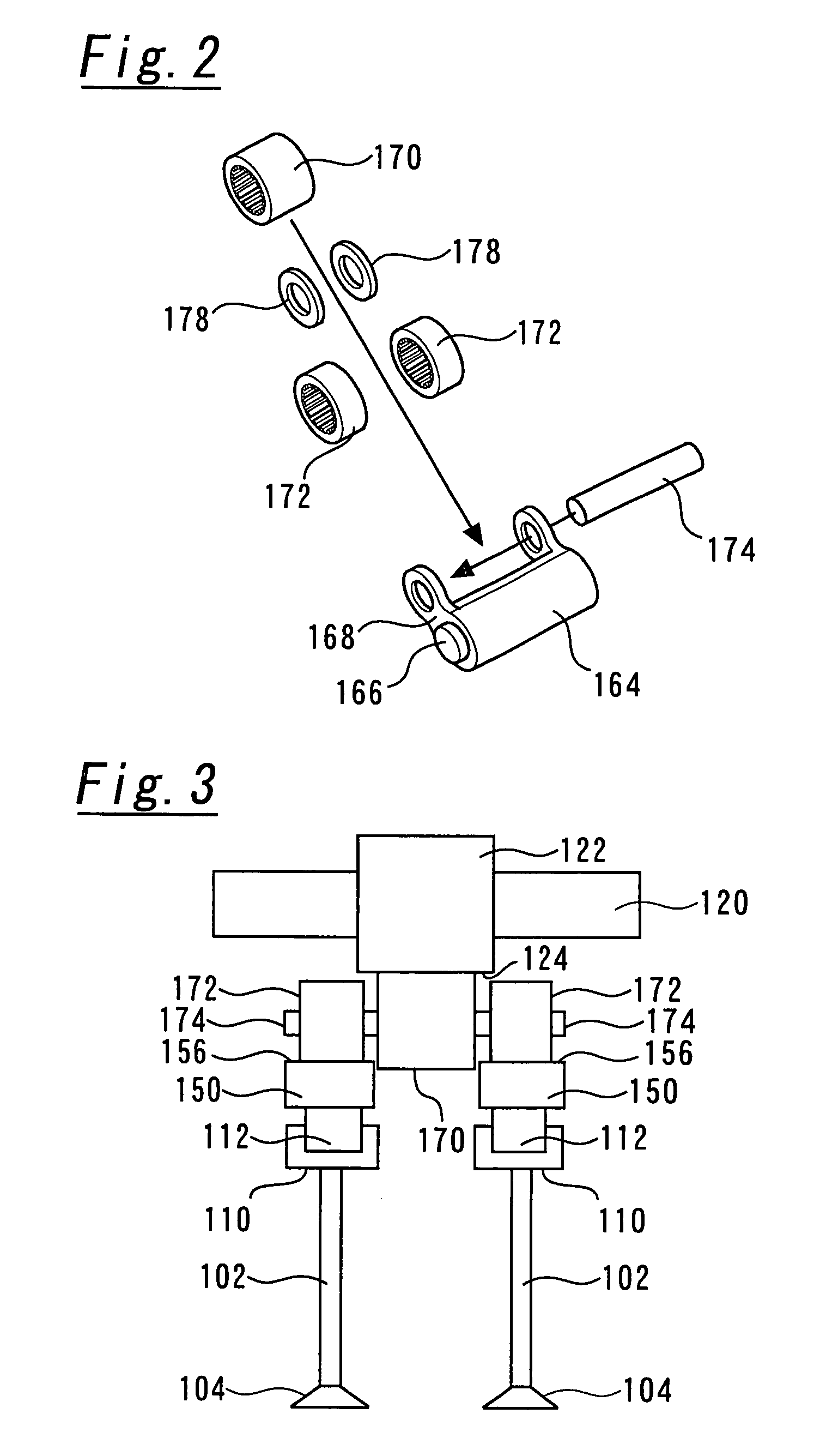 Variable valve operating device