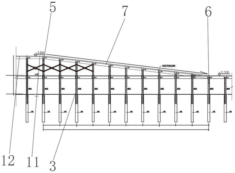 Method for arranging large deep foundation pit bidirectional annular ramps