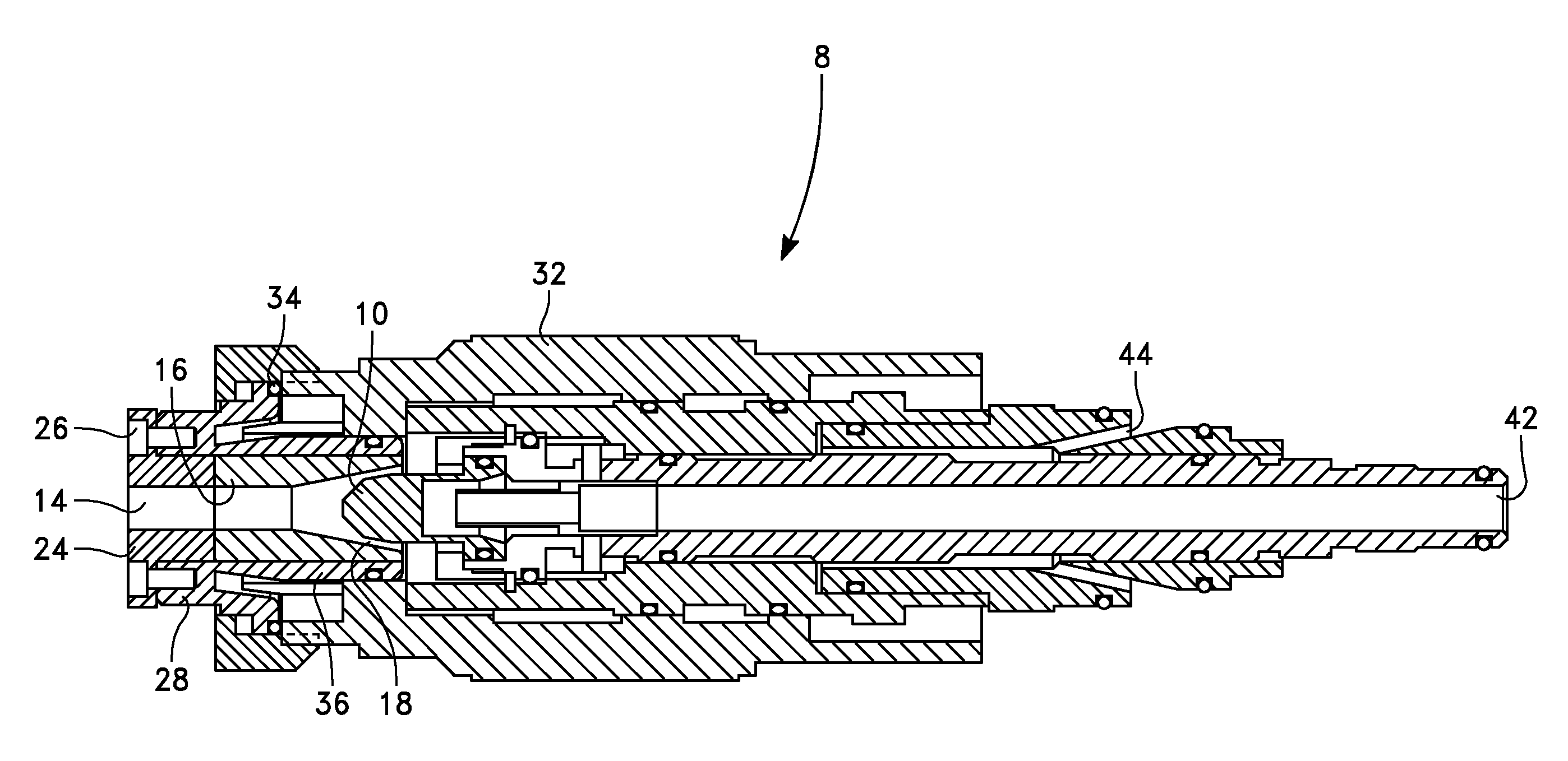 Hybrid nozzle for plasma spraying silicon