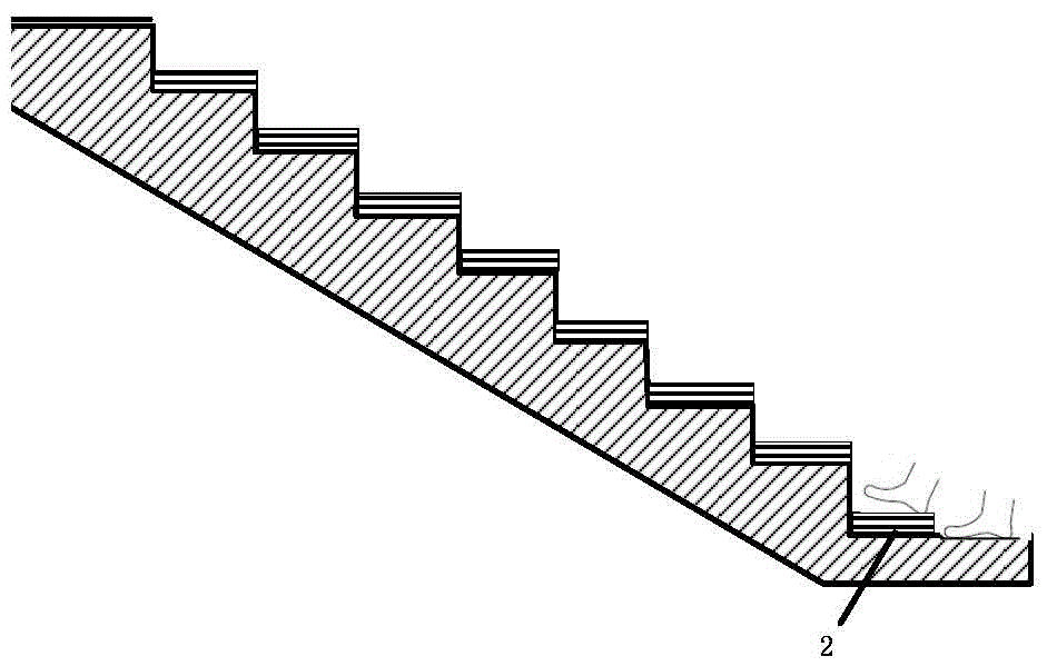 Pedal type electric stair