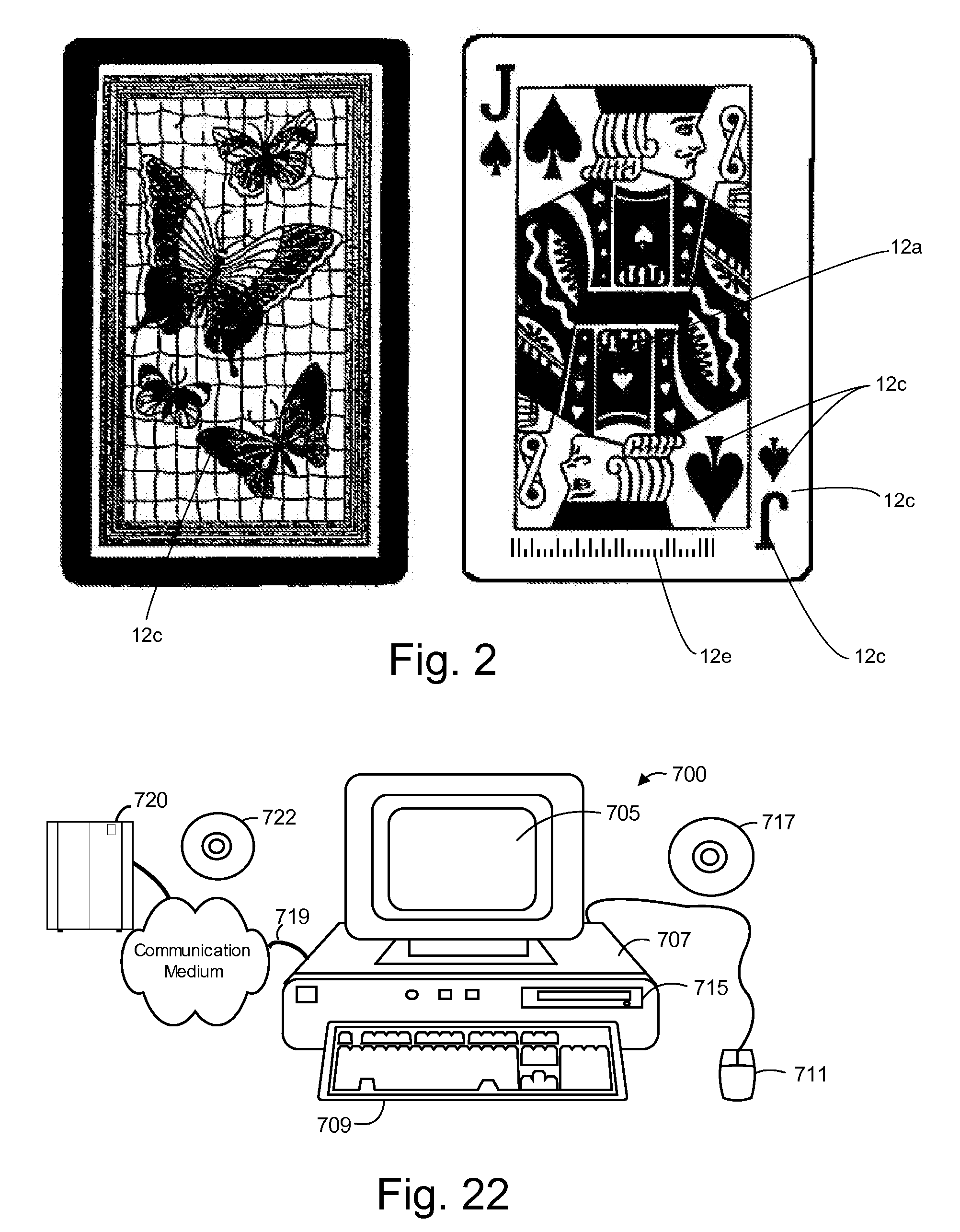 Table with sensors and smart card holder for automated gaming system and gaming cards