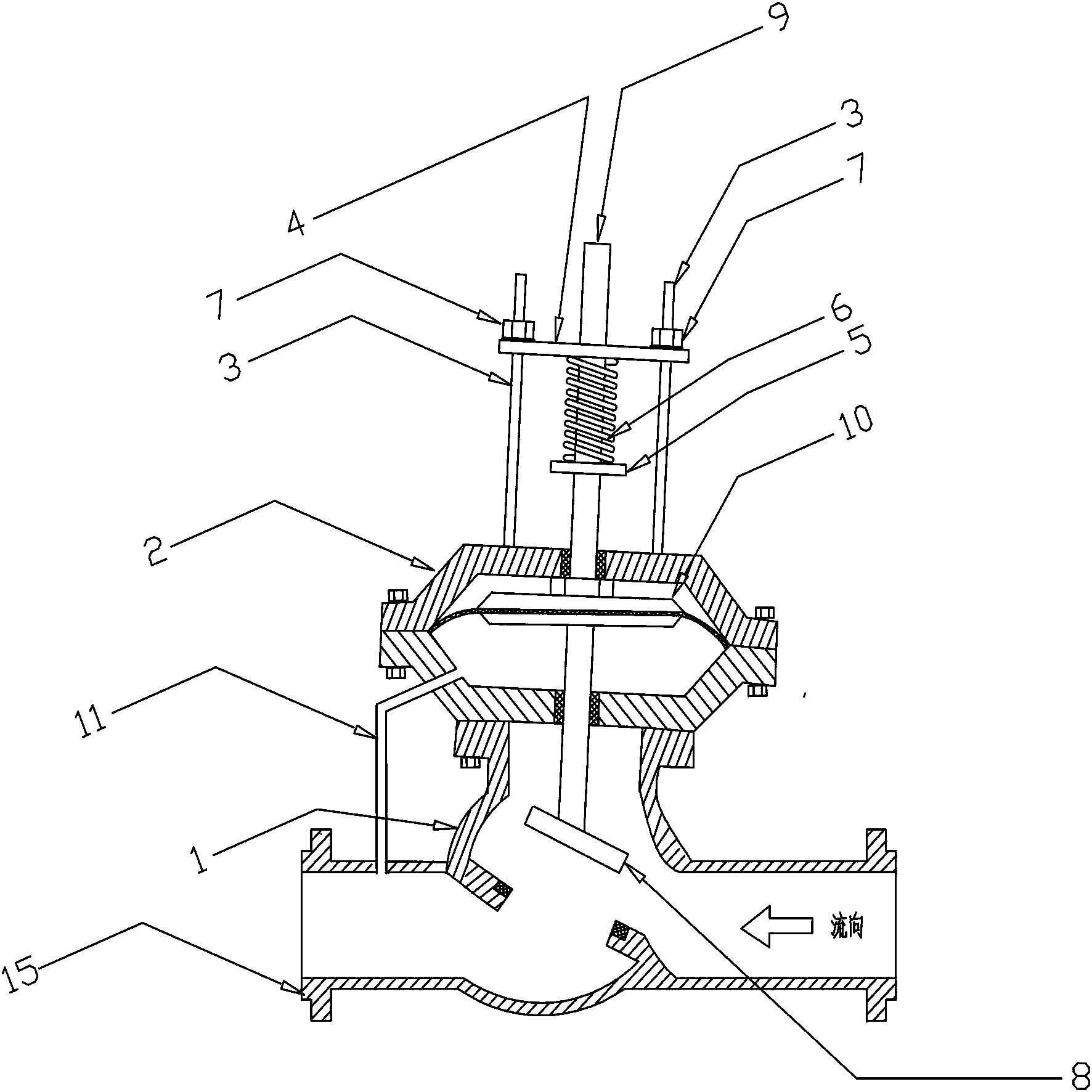 Pipe bursting shutoff valve