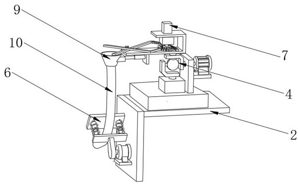 Forestry big tree sample collecting device