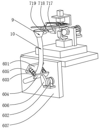 Forestry big tree sample collecting device