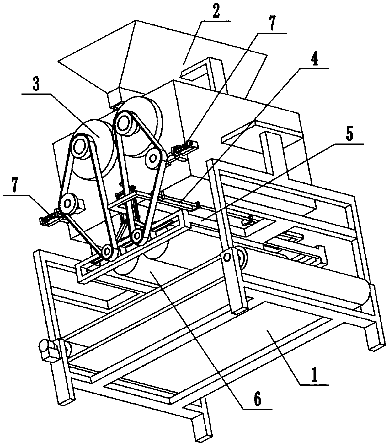 Polyester film processing device and method