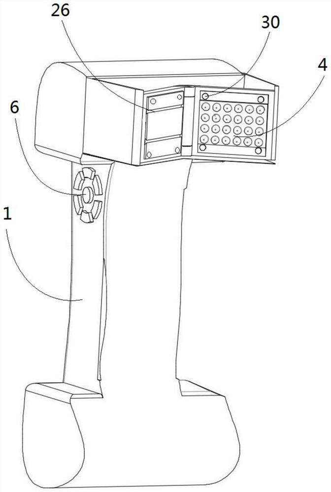 Multifunctional massage beautifying device