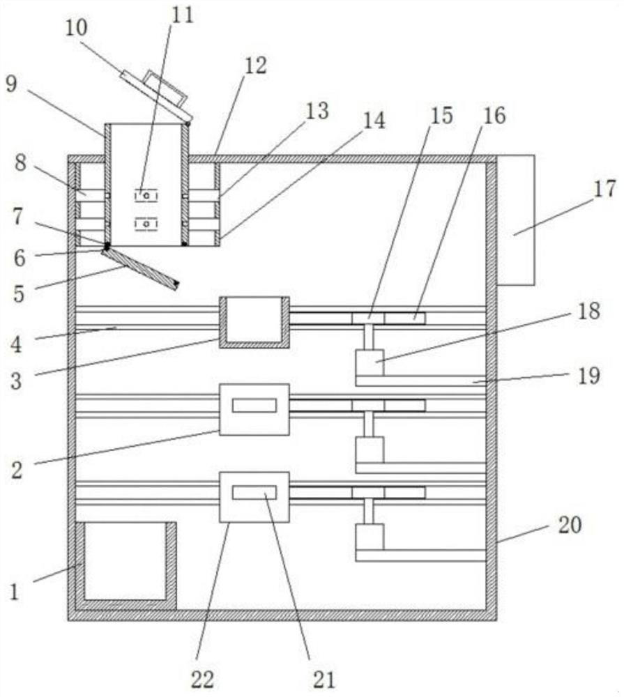 An intelligent garbage sorting device based on single-chip multi-sensor