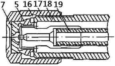 A multi-mechanism composite atomizing fuel nozzle structure