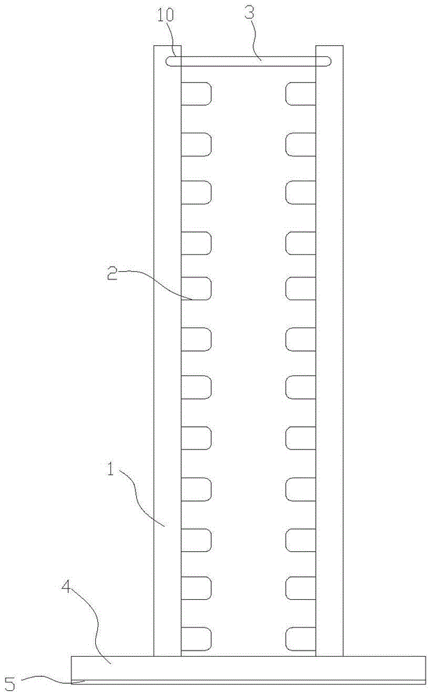 Dismountable ladder