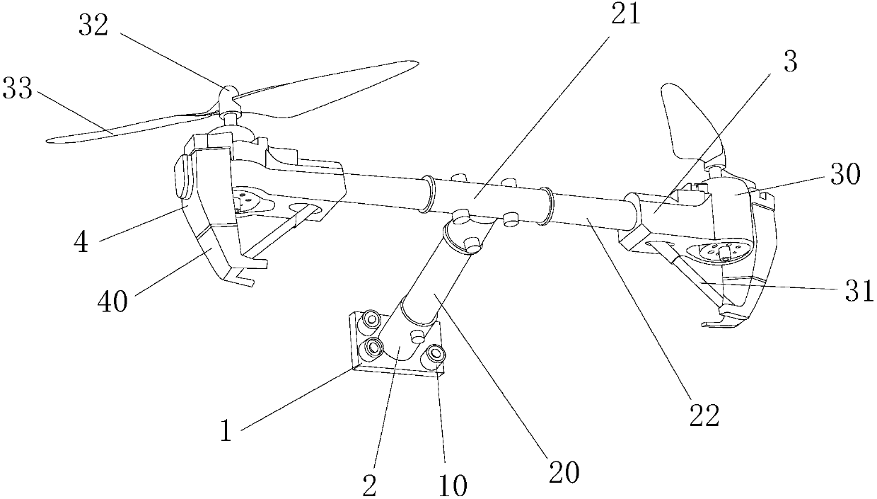 Independent suspension damping device of nozzle for unmanned aerial vehicle