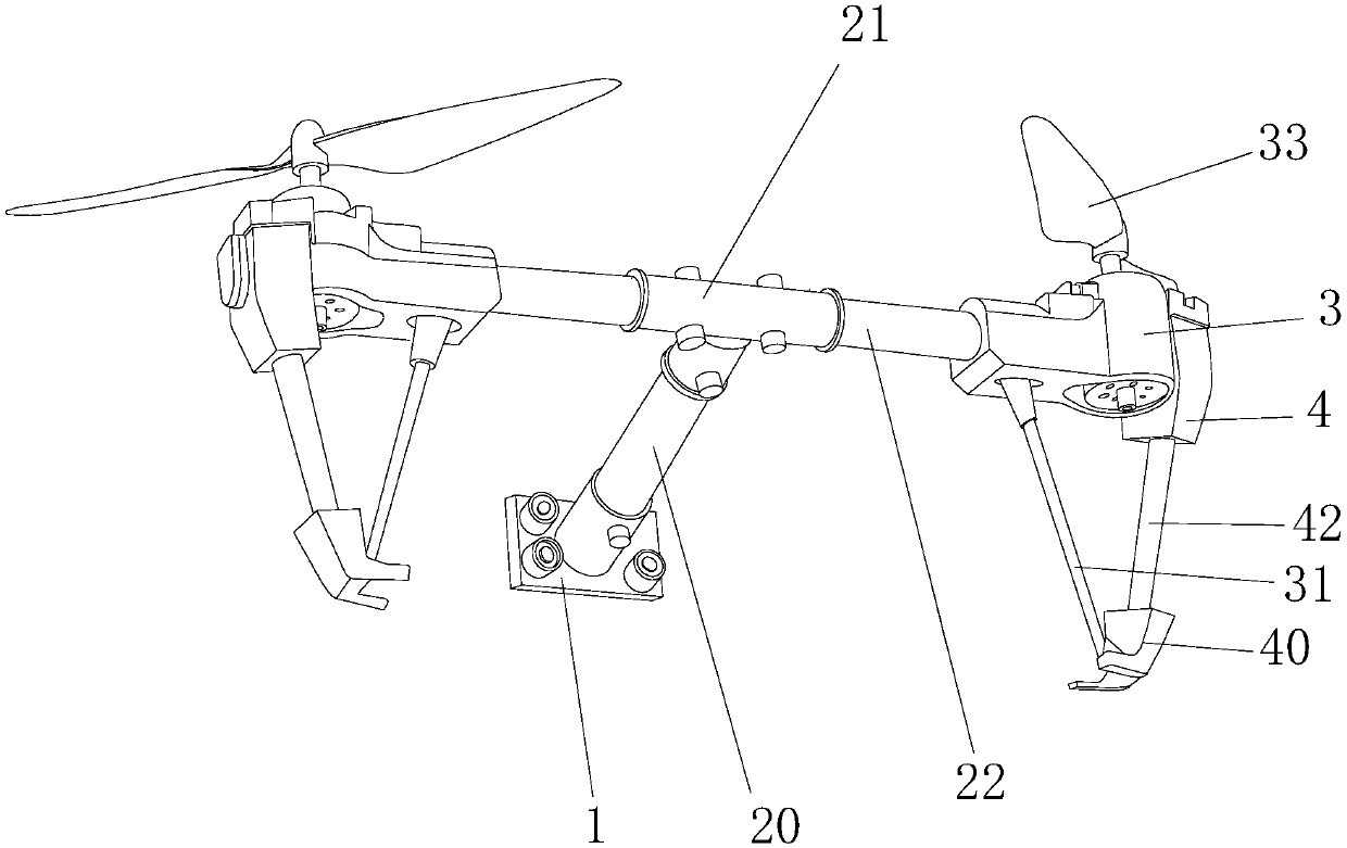 Independent suspension damping device of nozzle for unmanned aerial vehicle