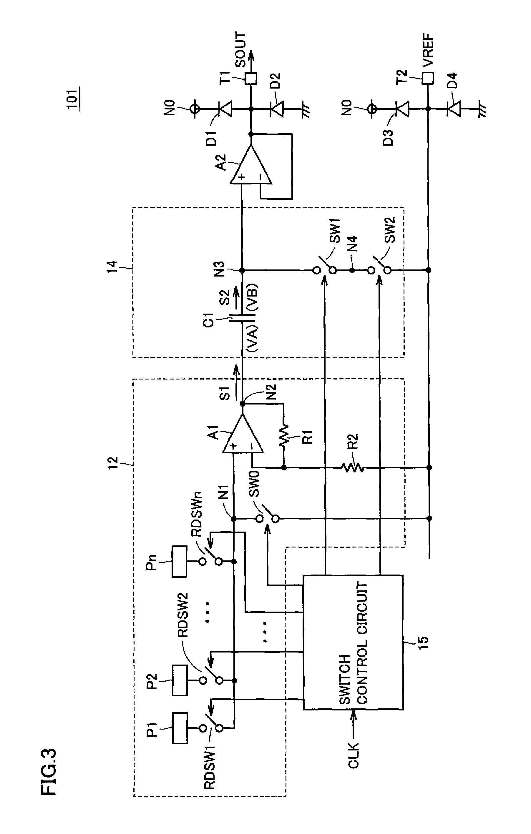 Semiconductor device, module, and electronic device including a conversion circuit having a second switch rendered conductive together with a first switch
