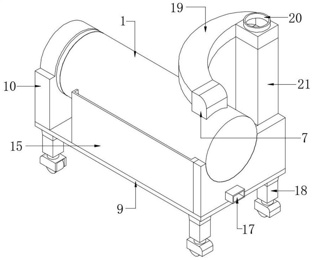 Sewage purification and separation equipment for pig breeding