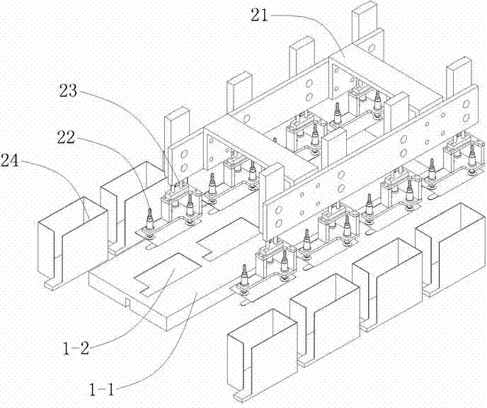 Automatic detection line and detection method for pole piece defects of power lithium-ion batteries