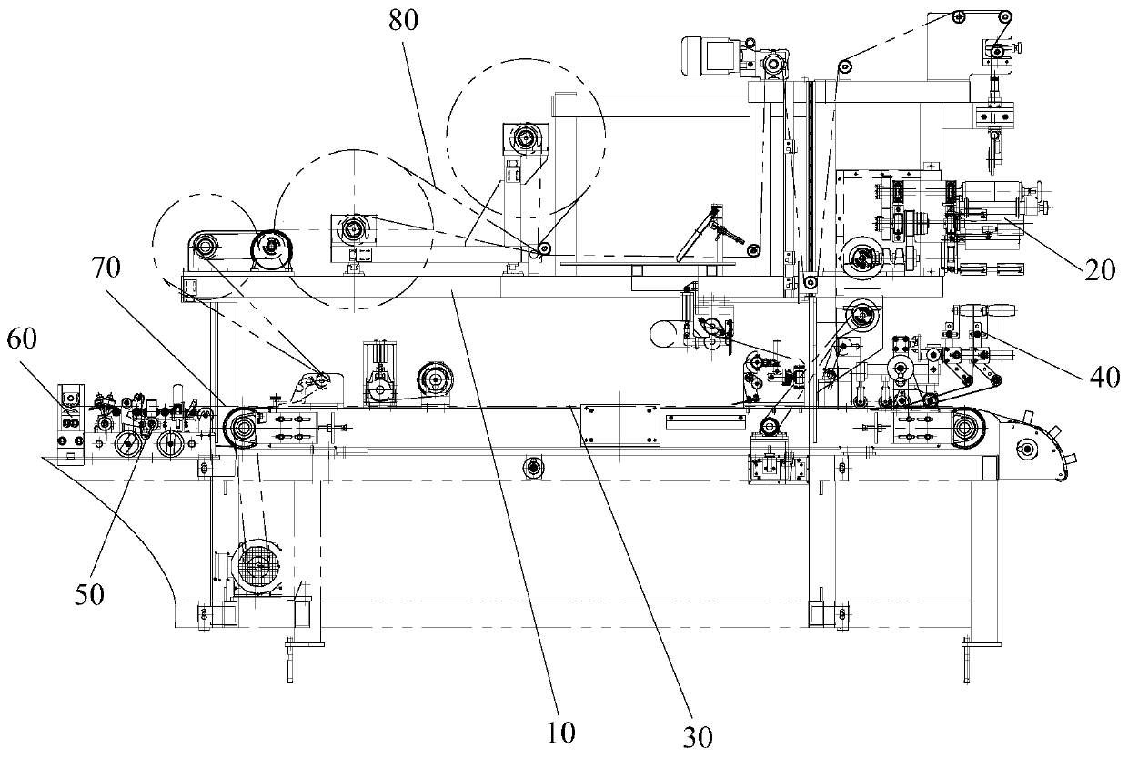 Edge wrapping and attaching equipment and rubber sheet attaching method