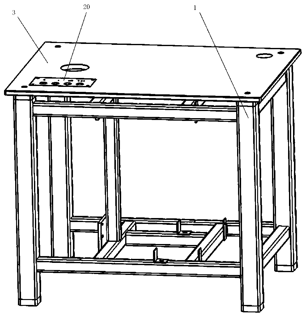 Experimental facility for measuring mechanical property of plastic gear planetary reducer