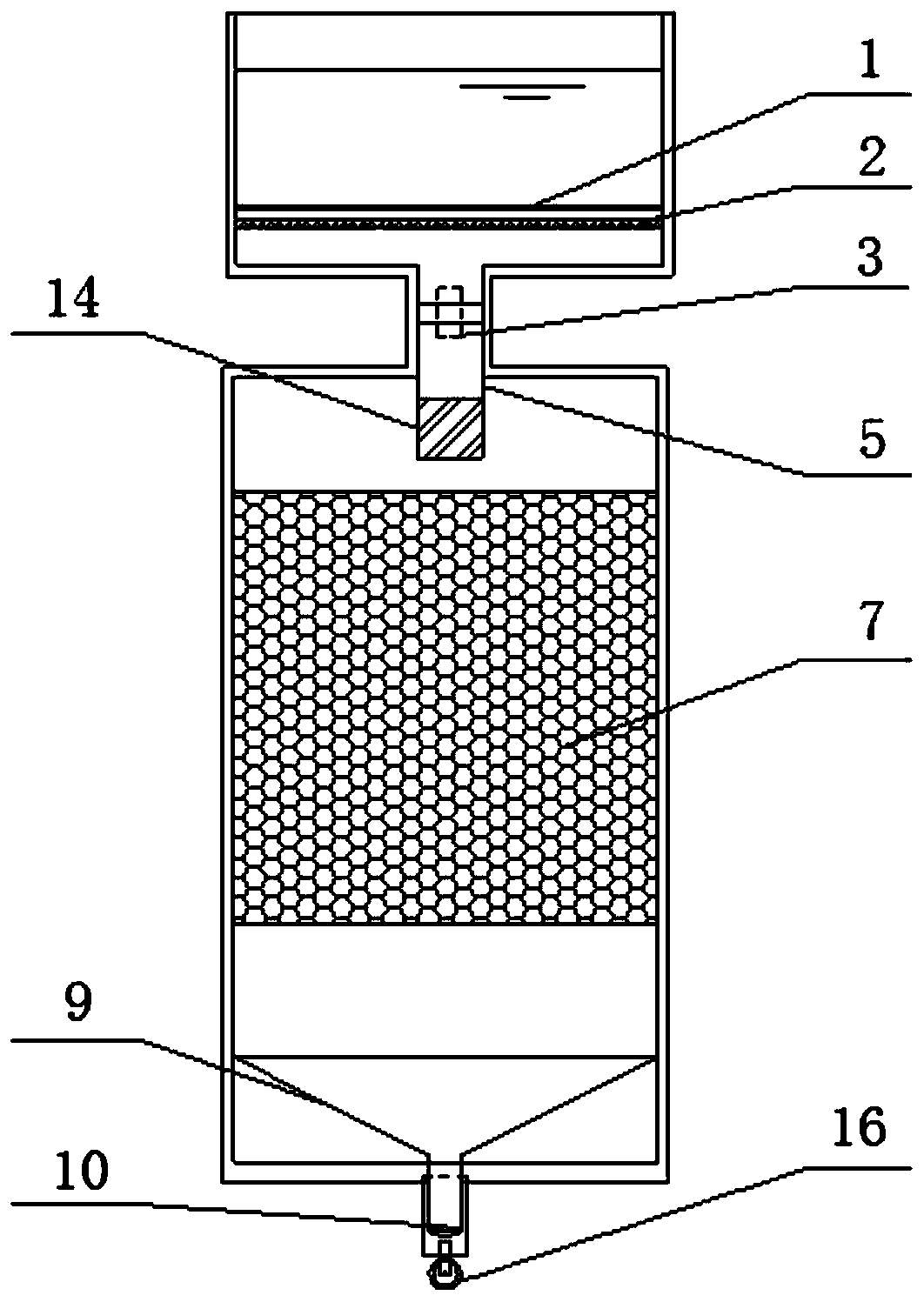 Simple water purification device