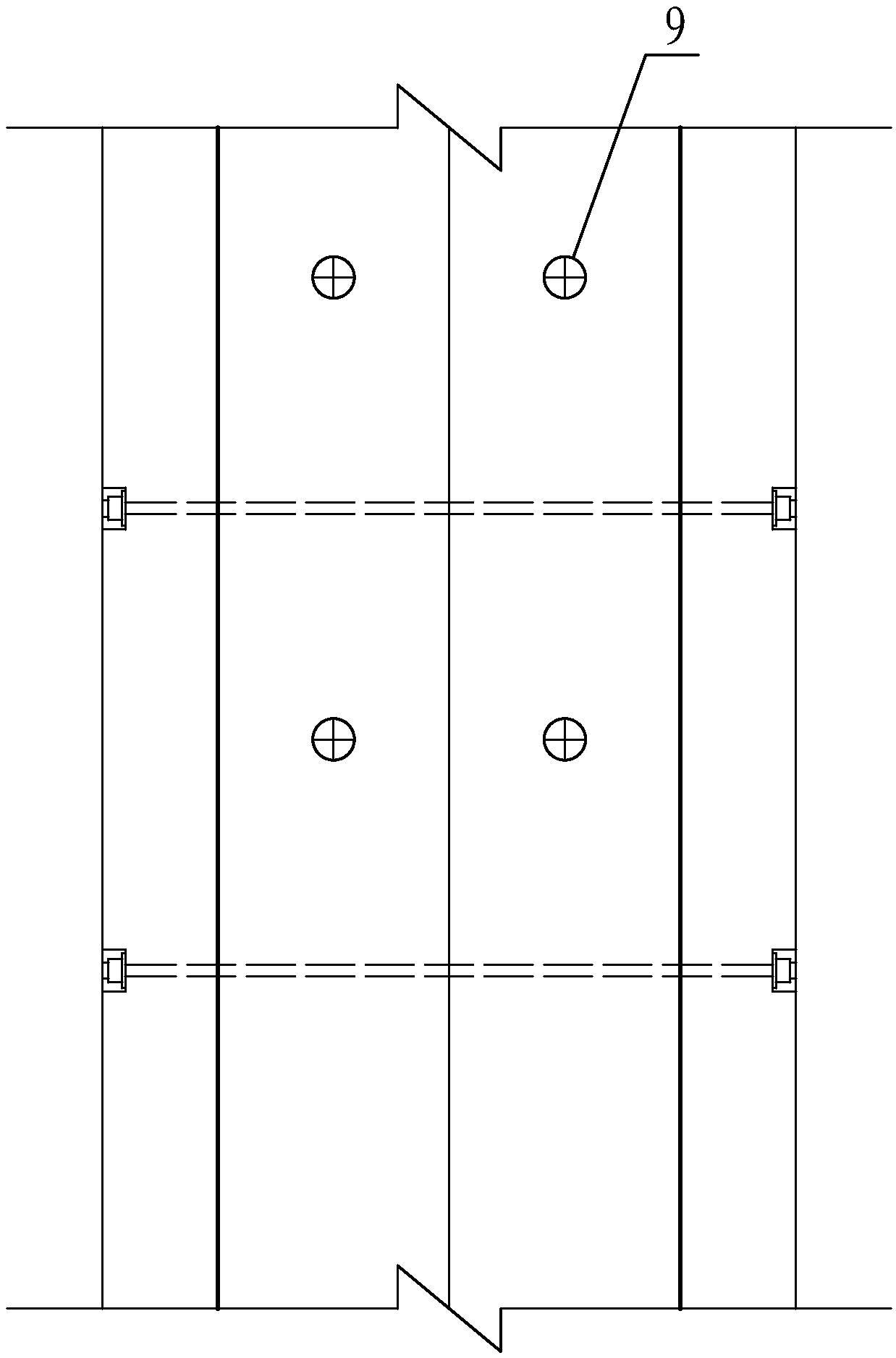 Reinforcing reinforced concrete column and construction method thereof