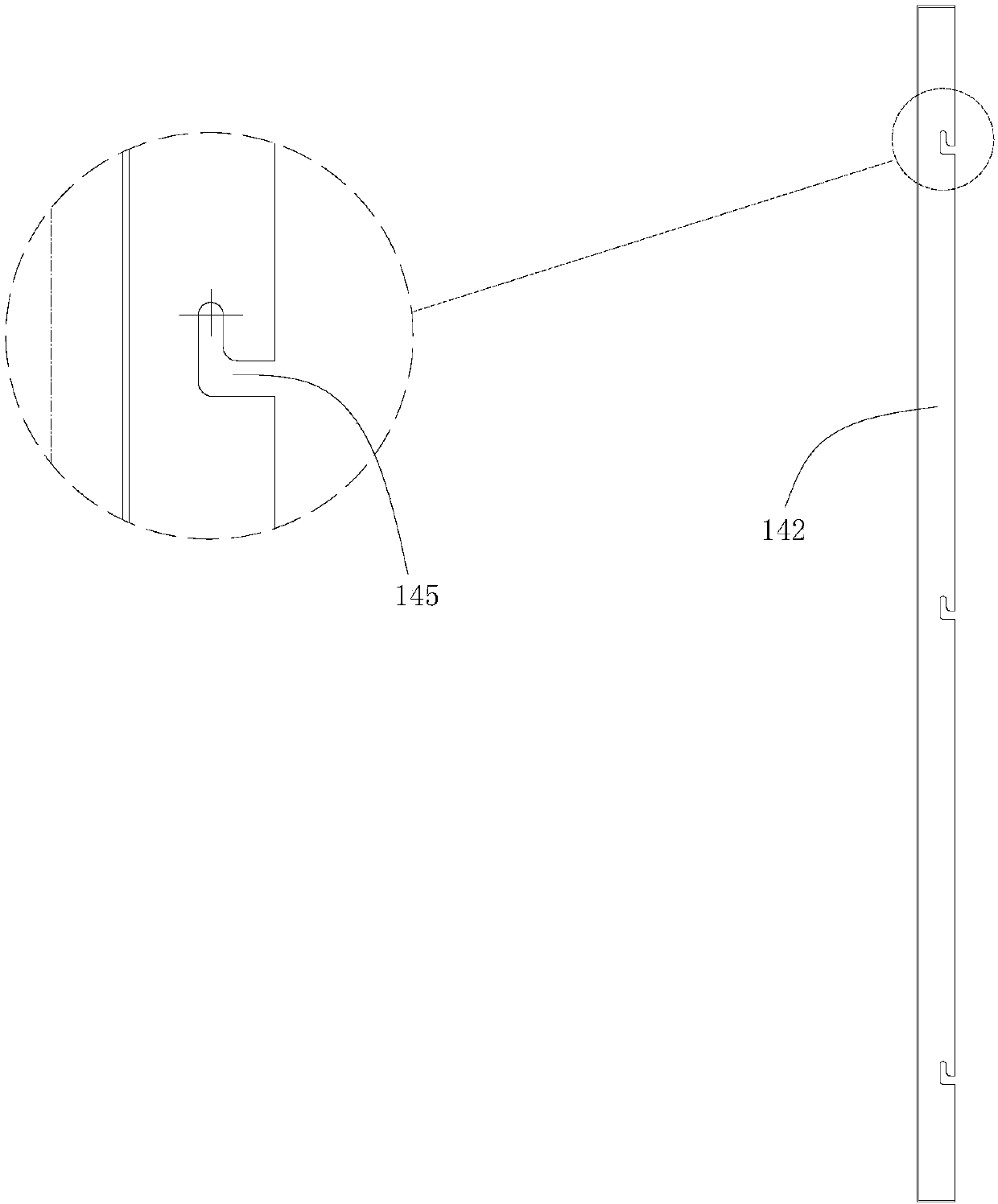 Column plate inserting-buckling-type mounting structure and method