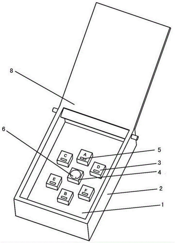 Munsell color card color comparison device for gem color comparison