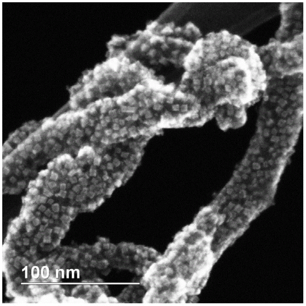 Carbon nanotube surface loaded nano cobalt trioxide composite material and preparation method thereof