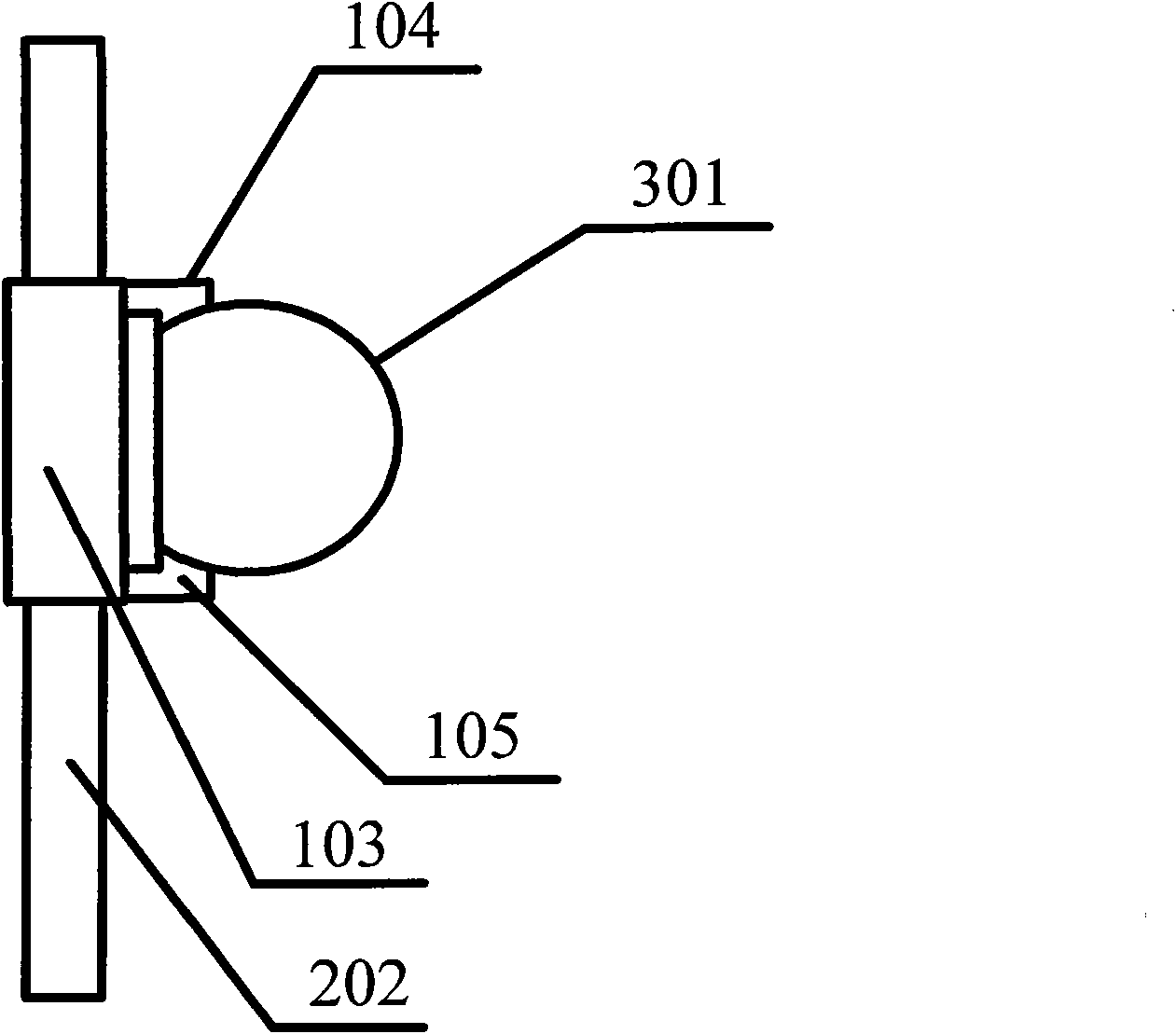 Flexible display screen mounting structure and flexible display screen