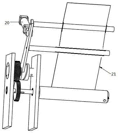 Mechanical full-automatic tension coiling device