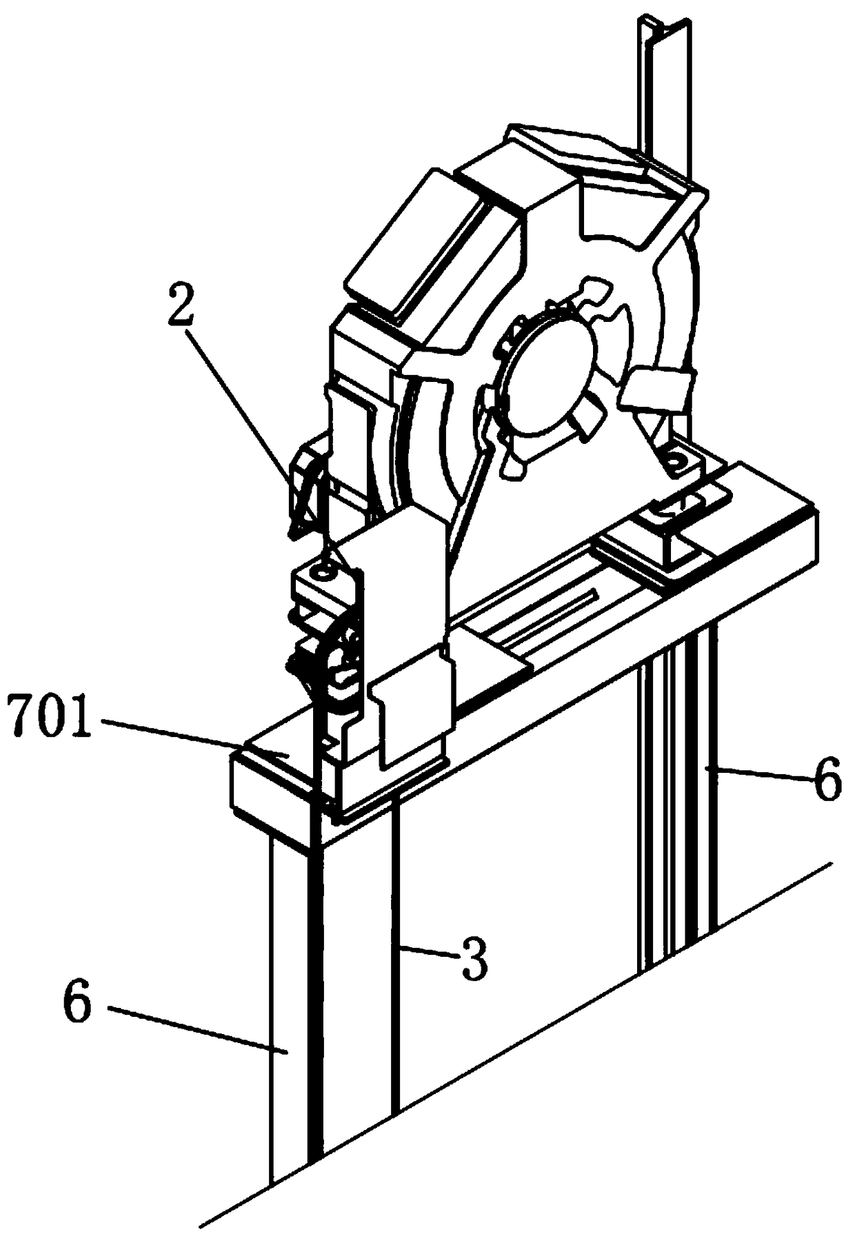 Counterweight safety gear protection device