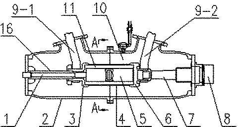 Tank type high-pressure vacuum circuit breaker